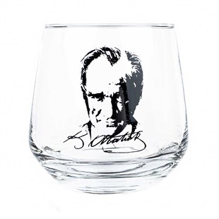 Atatürk Portre Meşrubat / Su Bardağı