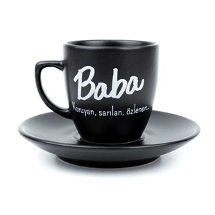 Baba Siyah Türk Kahvesi Fincanı