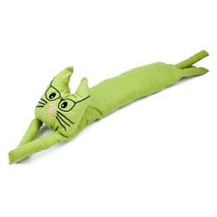 Bilge Kedi Yeşil Sosis Yastık