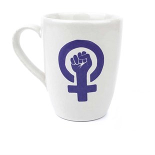 Kadın Gücü Krem Parlak Oval Kupa