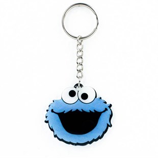 Cookie Monster Şeffaf Anahtarlık